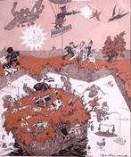 Verbeelding van een Nederlands fort op spotprent (Lithos), Verzenden