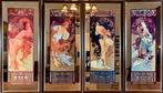 Alphonse Mucha (after) - Wandspiegel (4)- The Four Seasons, Antiek en Kunst