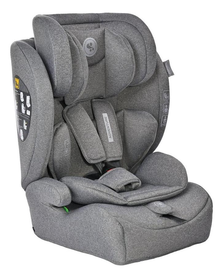Lorelli Adventure Grey 76-150 cm i-Size Autostoel, Kinderen en Baby's, Autostoeltjes, Nieuw, Autogordel, 9 t/m 36 kg, Verzenden