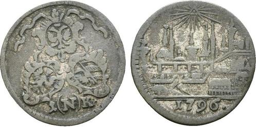 1 Kreuzer Stadtansicht 1796 Nuernberg Stadt:, Postzegels en Munten, Munten | Europa | Niet-Euromunten, Verzenden