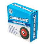 Silverline Staalborstel - Gegolfd Staaldraad - Ø 115 mm -.., Doe-het-zelf en Verbouw, Gereedschap | Slijpmachines, Ophalen of Verzenden