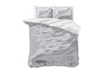 Sleeptime Beauty Double Face Dekbedovertrek Grey/White - 140, Nieuw