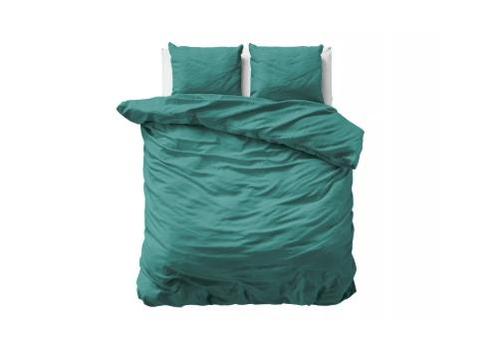 PRIMAVIERA DELUXE Uni Satijn Donker Groen, Huis en Inrichting, Slaapkamer | Beddengoed