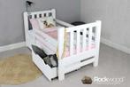 Rockwood® Peuterbed Tim Wit met  lattenbodem, Ophalen of Verzenden, Nieuw