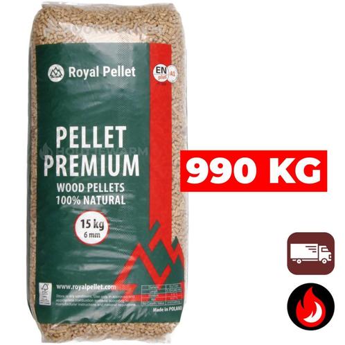 990kg | ENplus A1 houtpellets | vanaf €389,95 Inc bez., Tuin en Terras, Haardhout, Ophalen of Verzenden