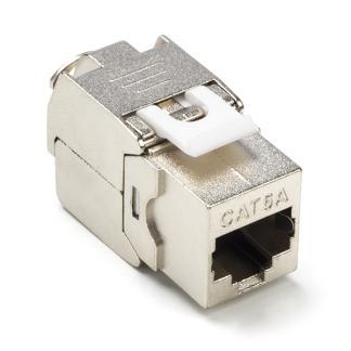 Keystone RJ45 | Cat6a S/FTP (Krokodiltype, Zink), Computers en Software, Pc- en Netwerkkabels, Nieuw, Verzenden