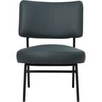 Leren fauteuil Rondo - Toledo Marine (blauw), Huis en Inrichting, Fauteuils, Nieuw, Ophalen of Verzenden, 50 tot 75 cm, Leer