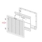 Dometic Luchtafvoerrooster LS230 Wit/Grijs, Caravans en Kamperen, Nieuw