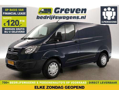Ford Transit Custom 270 2.2 TDCI L1H1 Airco | 3 Pers | TrekH, Auto's, Bestelauto's, Te koop, Handgeschakeld, Financial lease, Diesel