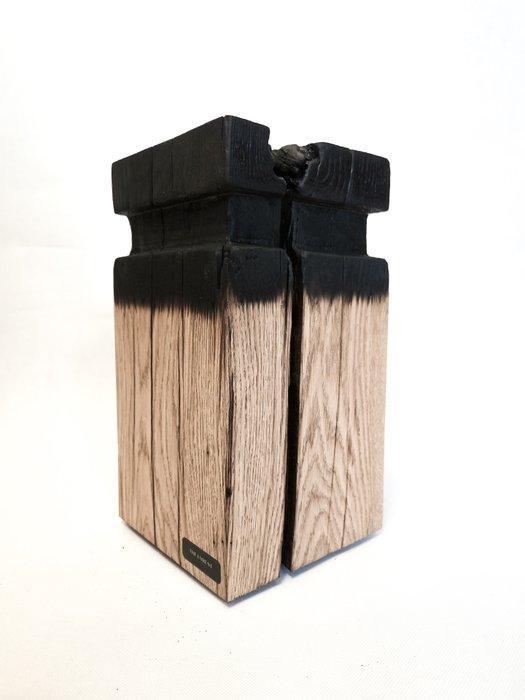 THE FOREST - Bijzettafel - Shou Sugi Ban - Eik - met de hand, Antiek en Kunst, Kunst | Designobjecten