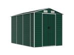 Veiling - VidaXL metalen tuinschuur groen 300x191x198cm, Nieuw