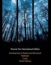 Introduction To Behavioral Research Methods 9781292020273