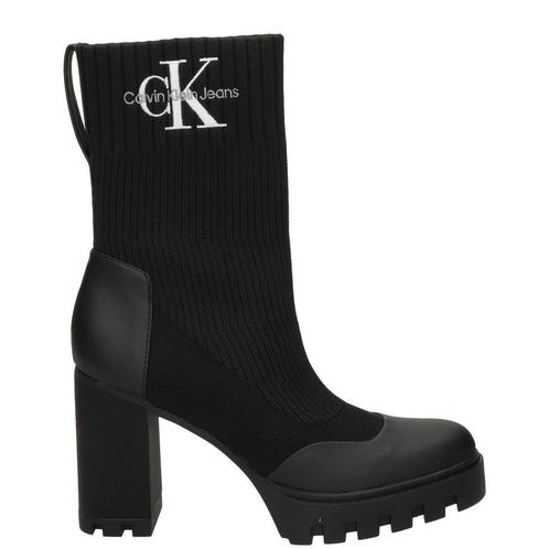 Calvin Klein Platform Boot Sock enkellaarsjes, Kleding | Dames, Schoenen, Zwart, Nieuw, Lage of Enkellaarzen, Verzenden