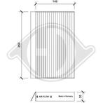BINNENFILTER VOOR RENAULT MEGANE III 2008-2013 272773488R, Auto-onderdelen, Filters, Ophalen of Verzenden, Nieuw