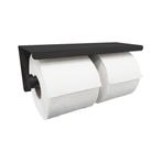 Toiletrolhouder Wiesbaden Dubbel Met Plateau Legplankje Mat, Doe-het-zelf en Verbouw, Ophalen of Verzenden, Nieuw, Bad
