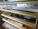 Koof met verlichting, aluminium, goudkleurig, L199,5 x D11 x, Zakelijke goederen, Kantoor en Winkelinrichting | Winkel en Inventaris