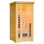 1 persoons infrarood Sauna Punto 94x101x190 1350W, Sport en Fitness, Sauna, Nieuw, Complete sauna, Infrarood, Verzenden