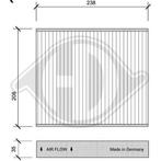 BINNENFILTER VOOR FORD C-MAX 2007-2010 1253200, Ophalen of Verzenden, Nieuw