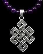 Amethist - Bescherming - Oneindige knoop - Spirituele