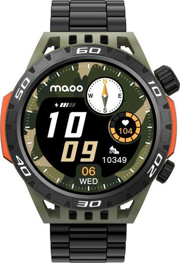 2dekans | Maoo Explorer Outdoor Smartwatch Heren - Stainless beschikbaar voor biedingen