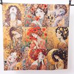 Decoratief textiel - Herdenking aan Gustav Klimt -, Antiek en Kunst