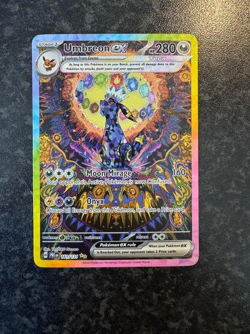 Pokémon - 1 Card - Umbreon ex #161, Hobby en Vrije tijd, Verzamelkaartspellen | Pokémon