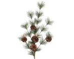 Dennengroen kerstgroen met dennenappels 50 cm, Ophalen of Verzenden, Nieuw