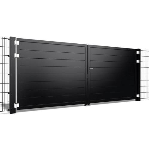 Hekwerk Pro Dubbele poort Trento H20 b400 x h180cm, Tuin en Terras, Schuttingen, Nieuw, Ophalen of Verzenden
