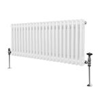 Traditionele 2 Kolom Radiator - 300 x 1012mm - Wit, Doe-het-zelf en Verbouw, Verwarming en Radiatoren, Verzenden, Nieuw