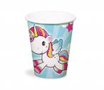 Unicorn Bekers Karton 250ml 8st, Verzenden, Nieuw