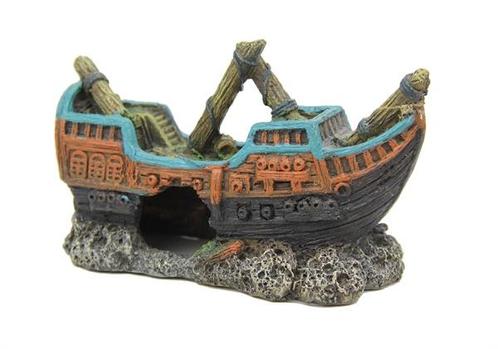 Scheepswrakje / Aquariumdecoratie As-0020, Dieren en Toebehoren, Vissen | Aquaria en Toebehoren, Nieuw, Verzenden