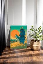 Samurai with his Wolf Guide Limited to One - Samurai