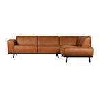 *WOONWINKEL* BePureHome Statement Hoekbank Eco Leer Cognac R, Nieuw, Verzenden