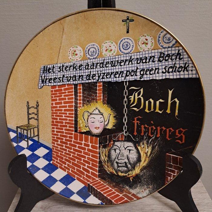 Charles Catteau - Wandbord - Aardewerk - Wandbord, Antiek en Kunst, Antiek | Glas en Kristal