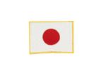 Opnaai embleem Japanse vlag 8x6cm (Judopakken, JUDO) (JUDO), Ophalen of Verzenden, Nieuw