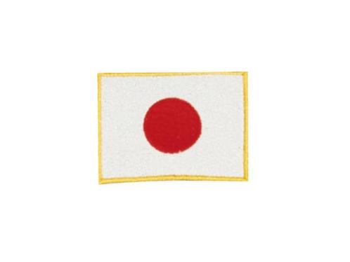 Opnaai embleem Japanse vlag 8x6cm (Judopakken, JUDO) (JUDO), Sport en Fitness, Vechtsporten en Zelfverdediging, Nieuw, Ophalen of Verzenden