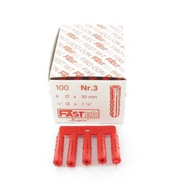 Faster plug Ø6 x 30 mm (Rood) beschikbaar voor biedingen