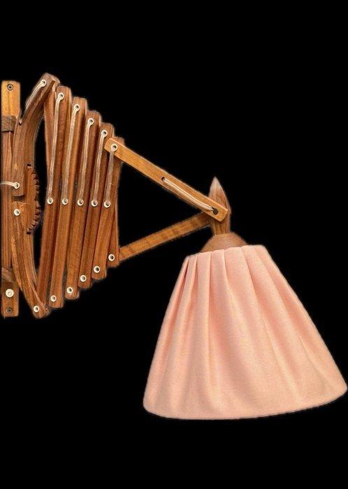 TWJ Zweers - Schaarlamp - Teak - Gepatenteerd - Jaren ‘60, Antiek en Kunst, Antiek | Lampen