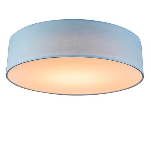 Plafondlamp blauw 40 cm incl. LED - Drum LED, Huis en Inrichting, Lampen | Plafondlampen, Nieuw, Overige materialen