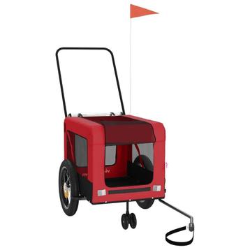 Fietskar Hond | Rood/Zwart | OP = OP 40% Korting beschikbaar voor biedingen