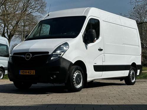 Opel Movano 2.3 CDTI L2H2, CAMERA, airconditioning, cruise c, Auto's, Bestelauto's, Dealer onderhouden, Lease, Zwart, Handgeschakeld