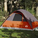 vidaXL Koepeltent 6-persoons waterdicht oranje, Verzenden, Nieuw, Tot en met 2