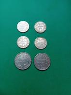 België. Leopold II. 50 centimes (4x) & 1 Franc (2x), Postzegels en Munten, Munten | Nederland