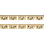 10x Spot Armatuur - GU10 Inbouwspot - Pragmi Borny Pro, Huis en Inrichting, Lampen | Spots, Metaal of Aluminium, Nieuw, Ophalen of Verzenden