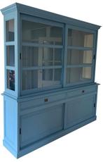 Buffetkast oud blauw Montfoort 220cm, Huis en Inrichting, Kasten | Buffetkasten, Ophalen of Verzenden, Nieuw