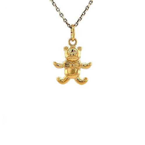 Gouden beer hanger 14 krt, Sieraden, Tassen en Uiterlijk, Kettinghangers, Nieuw, Ophalen of Verzenden