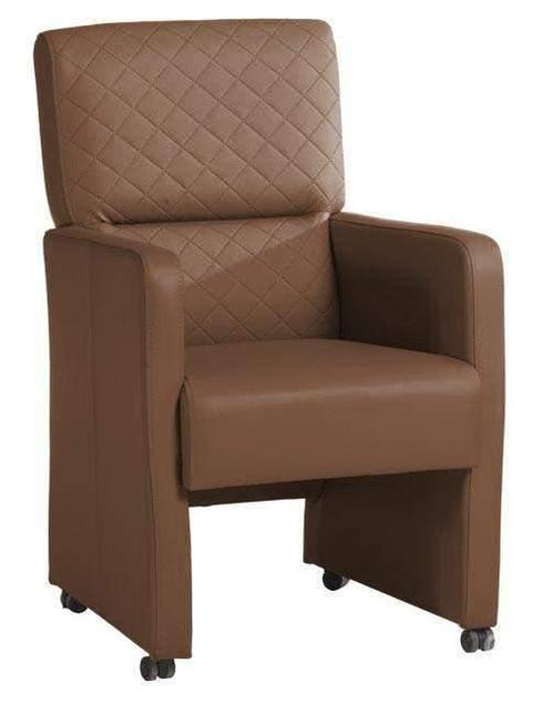 Eetkamerstoel Dakota - eetkamerstoelen - Bruin, Huis en Inrichting, Stoelen, Bruin, Nieuw, Stof