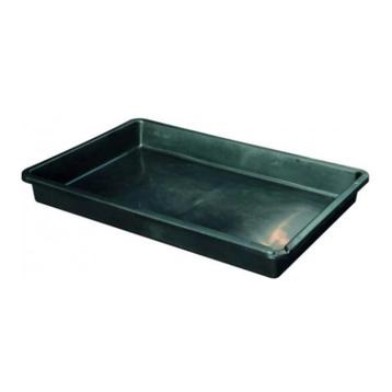 Kunststof lekbak 50L - zwart - 88x60x10 cm - olieopvang beschikbaar voor biedingen