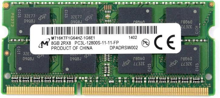 Micron MT16KTF1G64HZ-1G6E1 – 8GB DDR3L 1600MHz SO-DIMM, Computers en Software, RAM geheugen, Nieuw, Ophalen of Verzenden