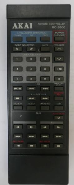 Afstandsbediening Akai rc-s600 audio, Audio, Tv en Foto, Afstandsbedieningen, Origineel, Nieuw, Ophalen of Verzenden